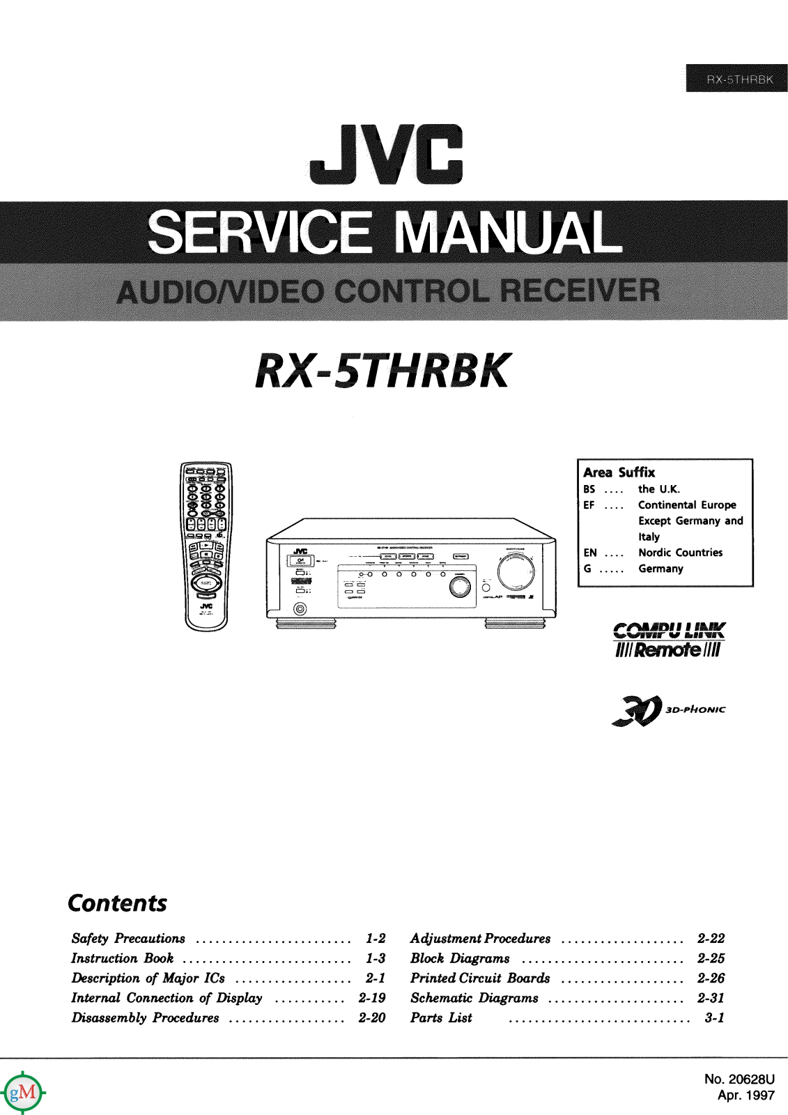 JVC RX-5-THRBK Service manual