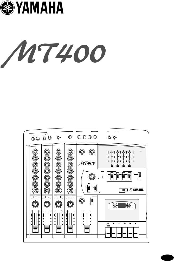 Yamaha MT 400 User Manual