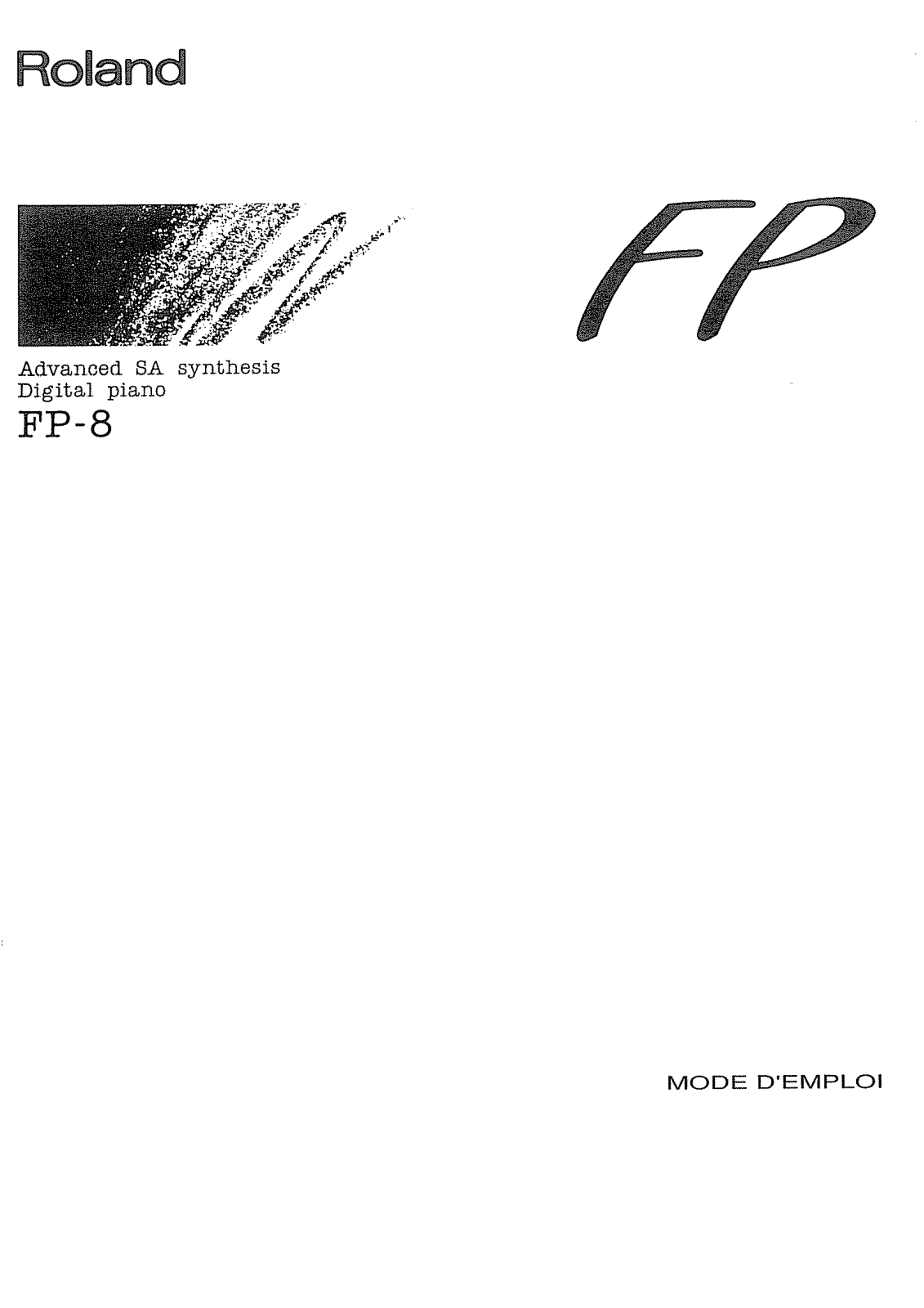 Roland FP-8 User Manual