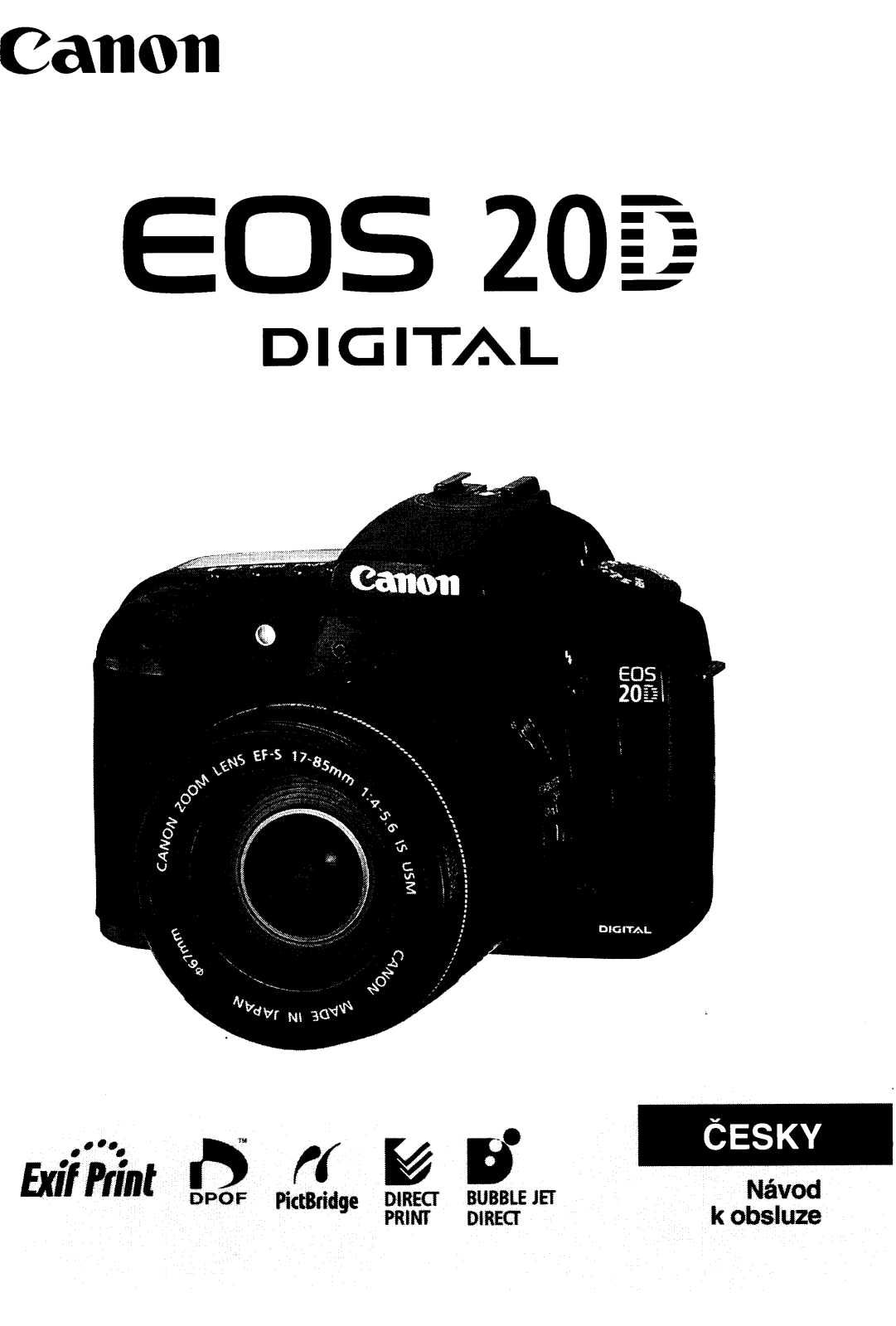 Canon EOS 20D Digital User Manual