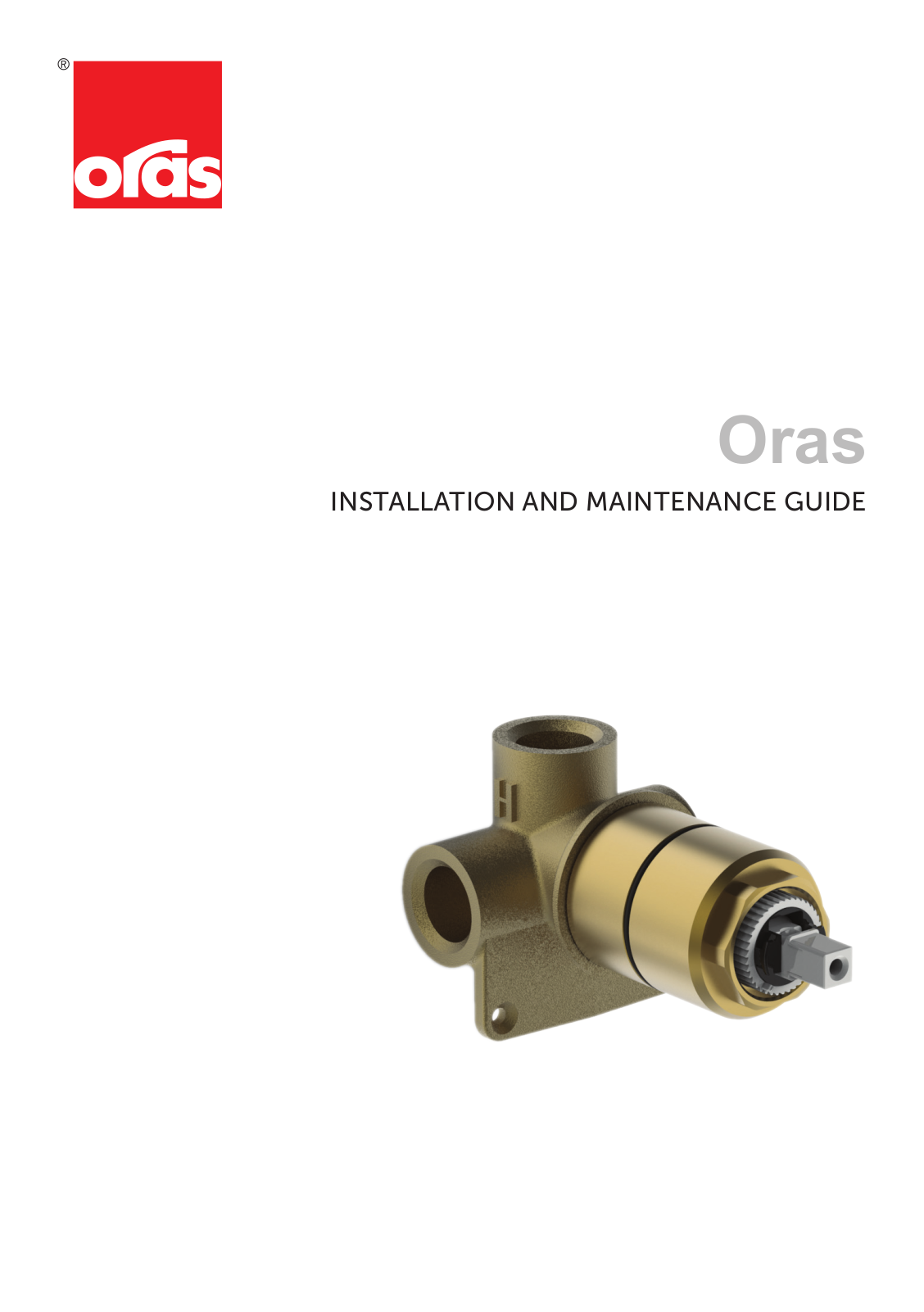 Oras 1086, 1486, 2317, 2327 Installation and maintenance guide