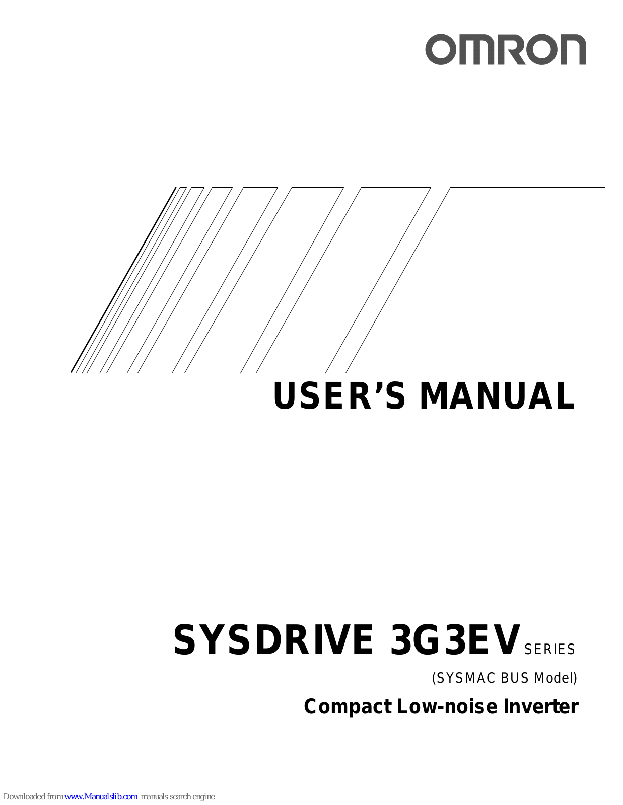 Omron 3G3EV-AB002R, 3G3EV-A2001R, 3G3EV-A2004R, 3G3EV-AB001R, 3G3EV-A2002R User Manual