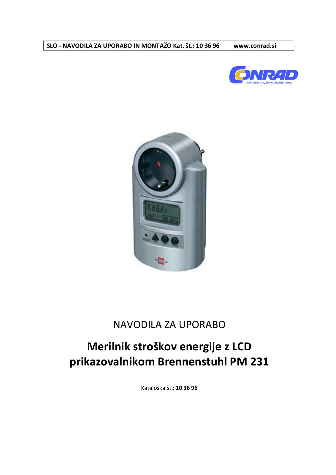 Brennenstuhl PM 231 User guide