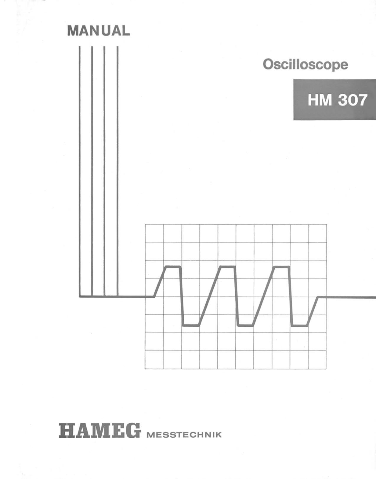 HAMEG HM307 User Manual