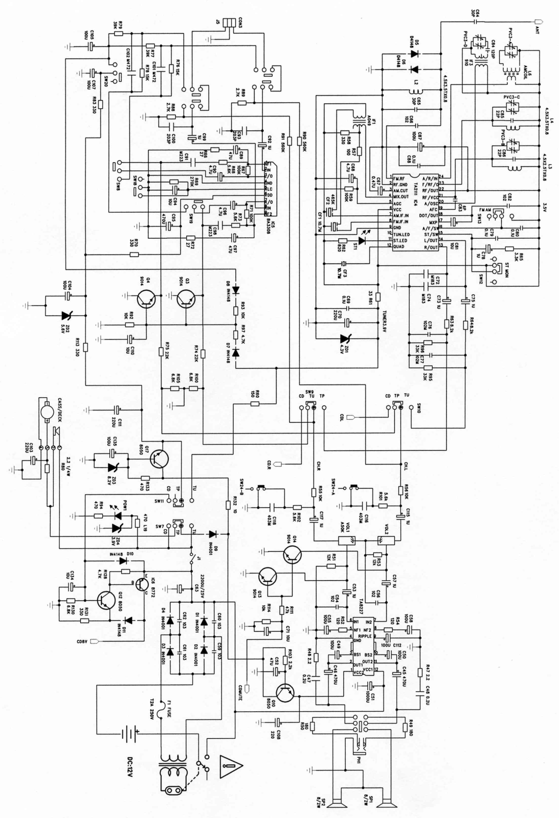 Vitek VT-3477 Schematic