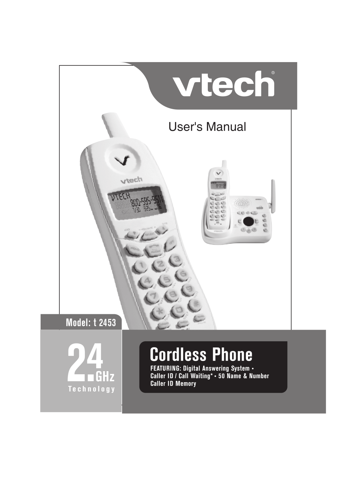 VTech t2453 User Manual