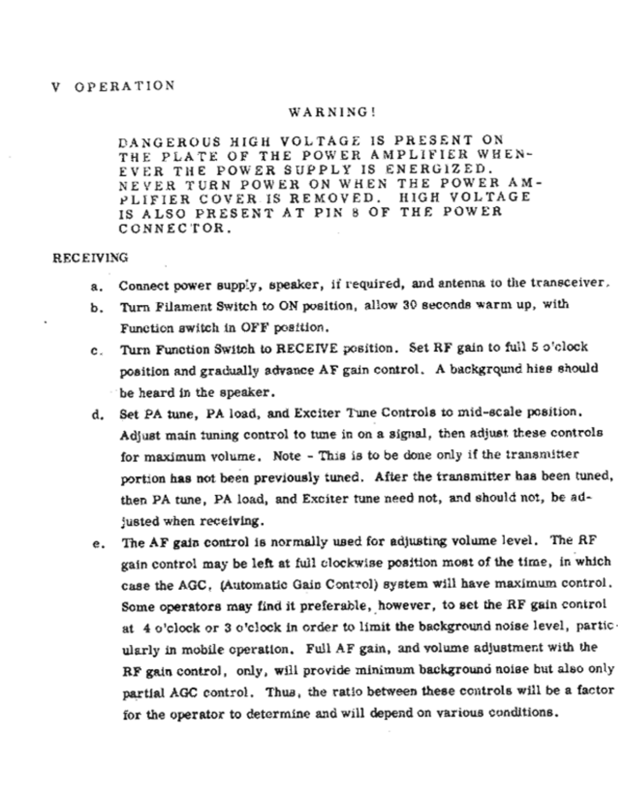 Swan 240 User Manual (PAGE 15)