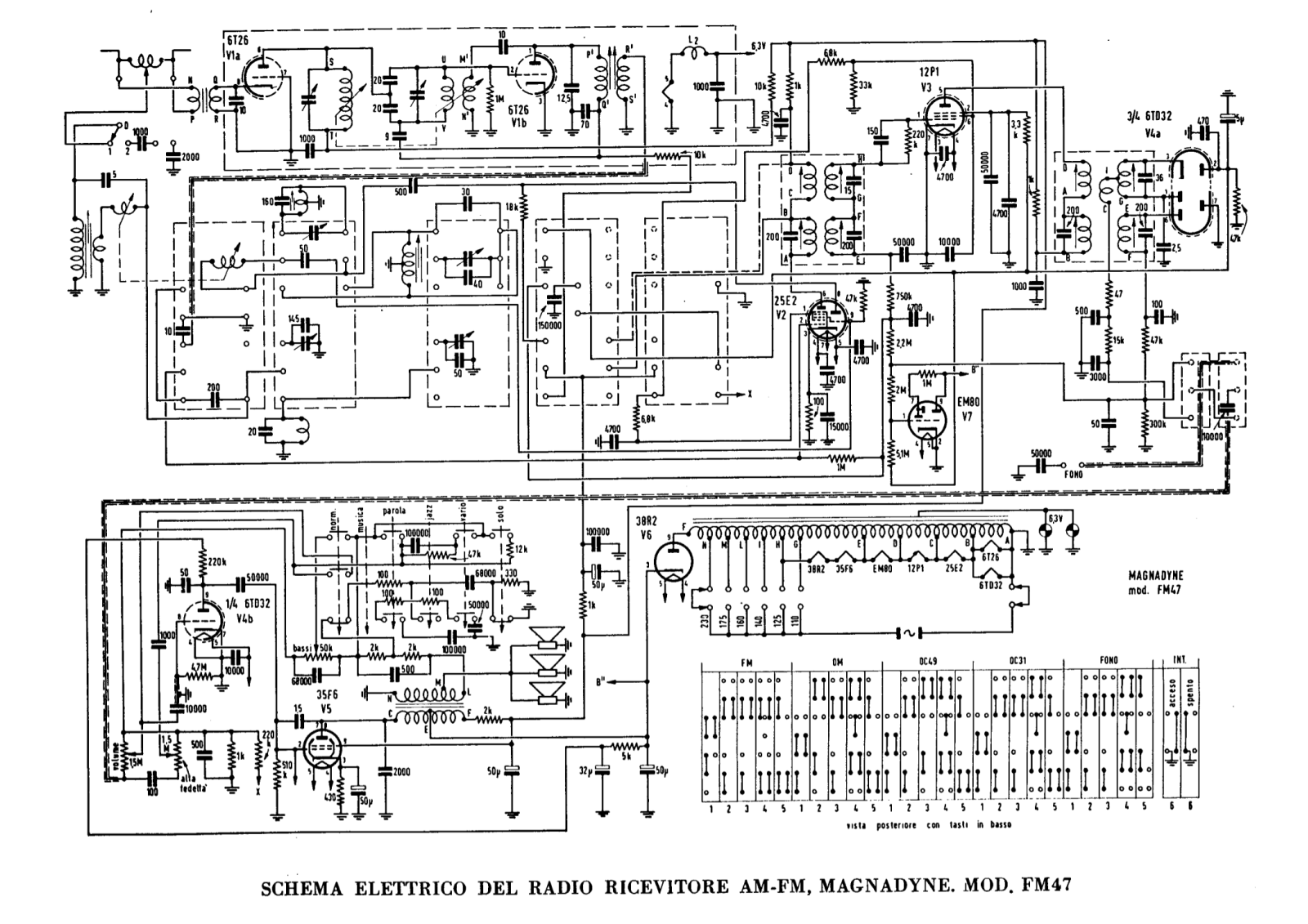 Magnadyne fm47 schematic