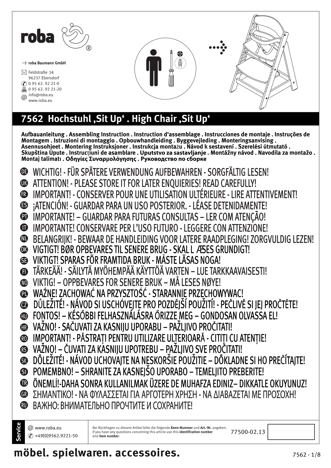 Roba 7562 User Guide