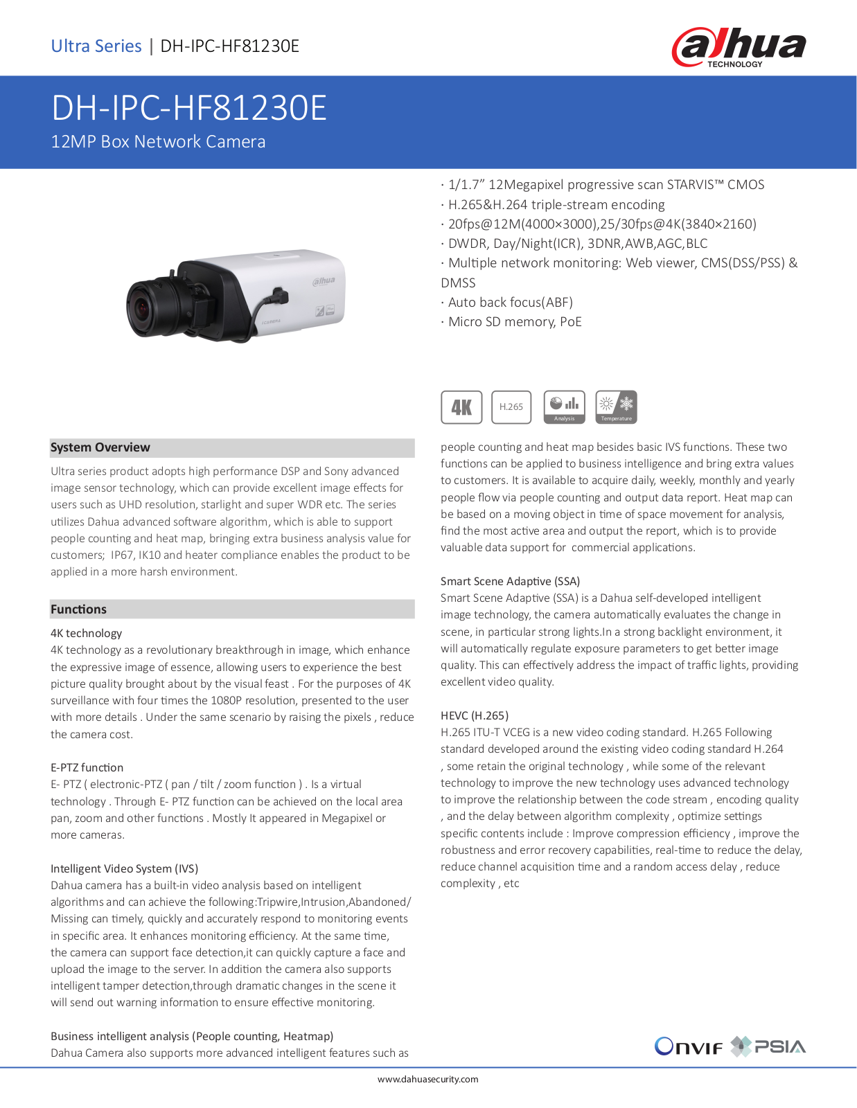 Dahua IPC-HF81230E User Manual