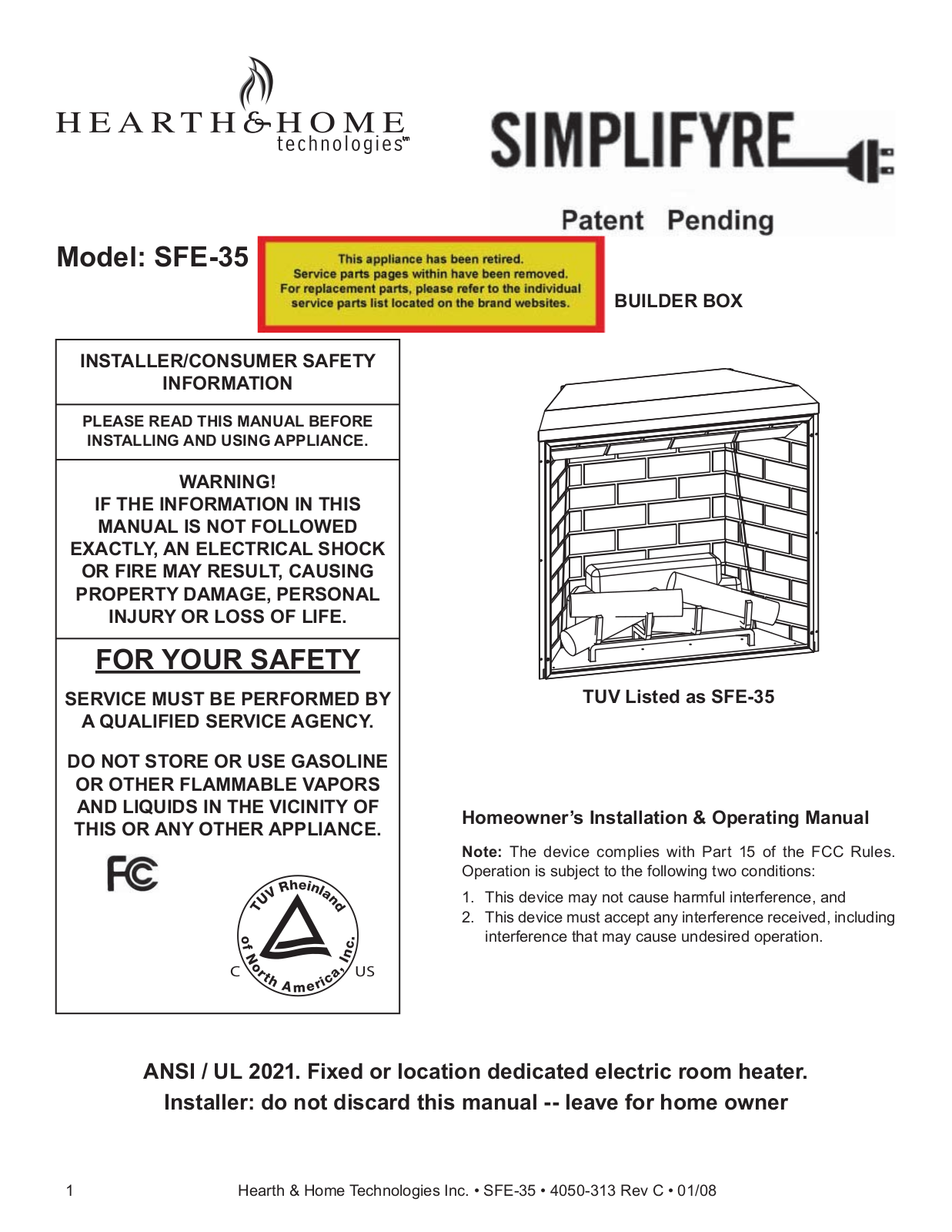 Harman Simplifyre 35 Quick Start Manual