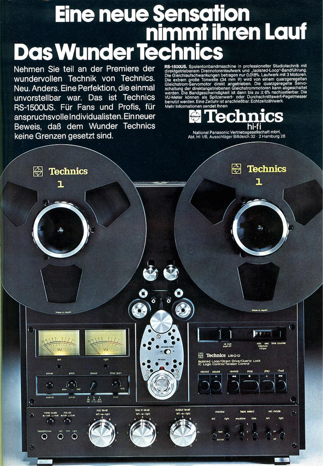 Technics RS-1500-US Brochure