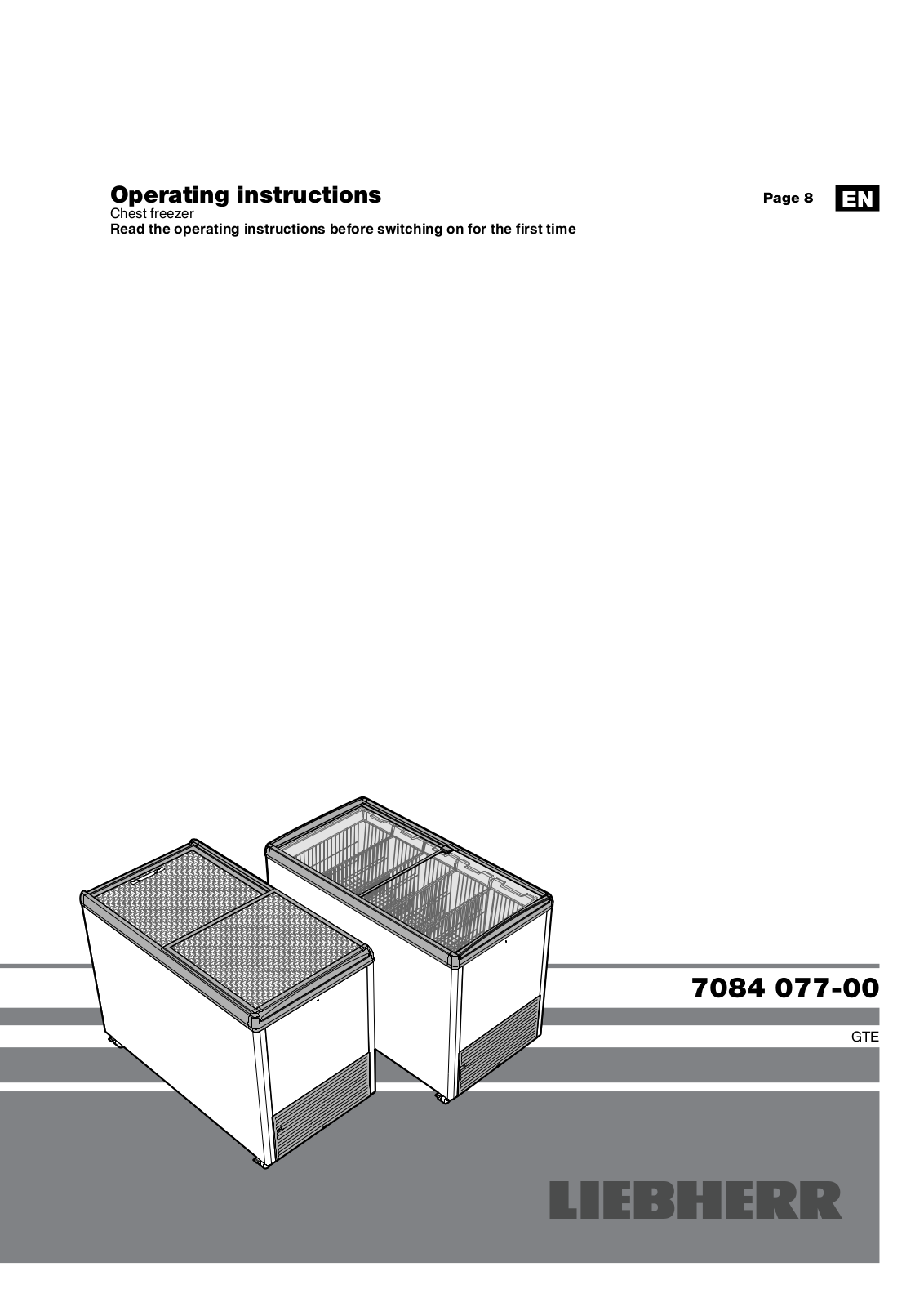 liebherr GTE 4152 operation manual