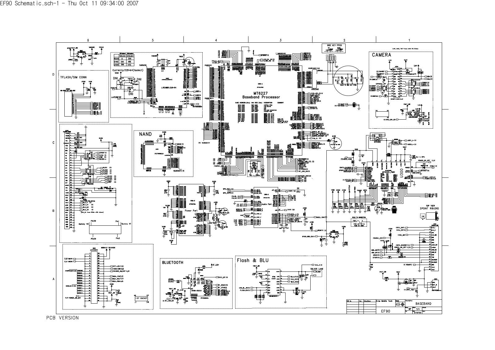 FLY SX100, EF90 Schematic