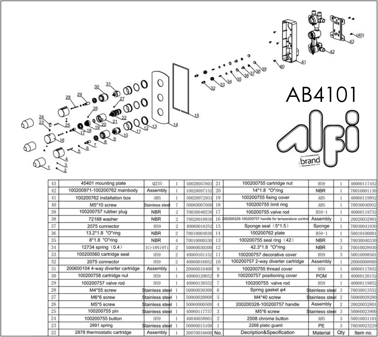 Alfi AB4101PC, AB4101BN User Manual - ManualMachine.com