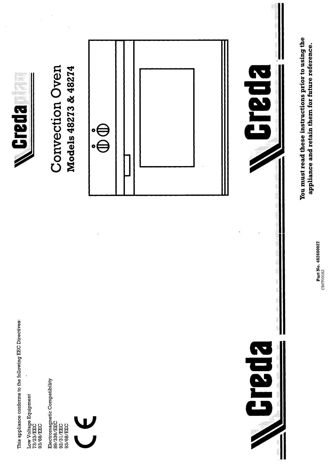 Creda HB48274D User Manual