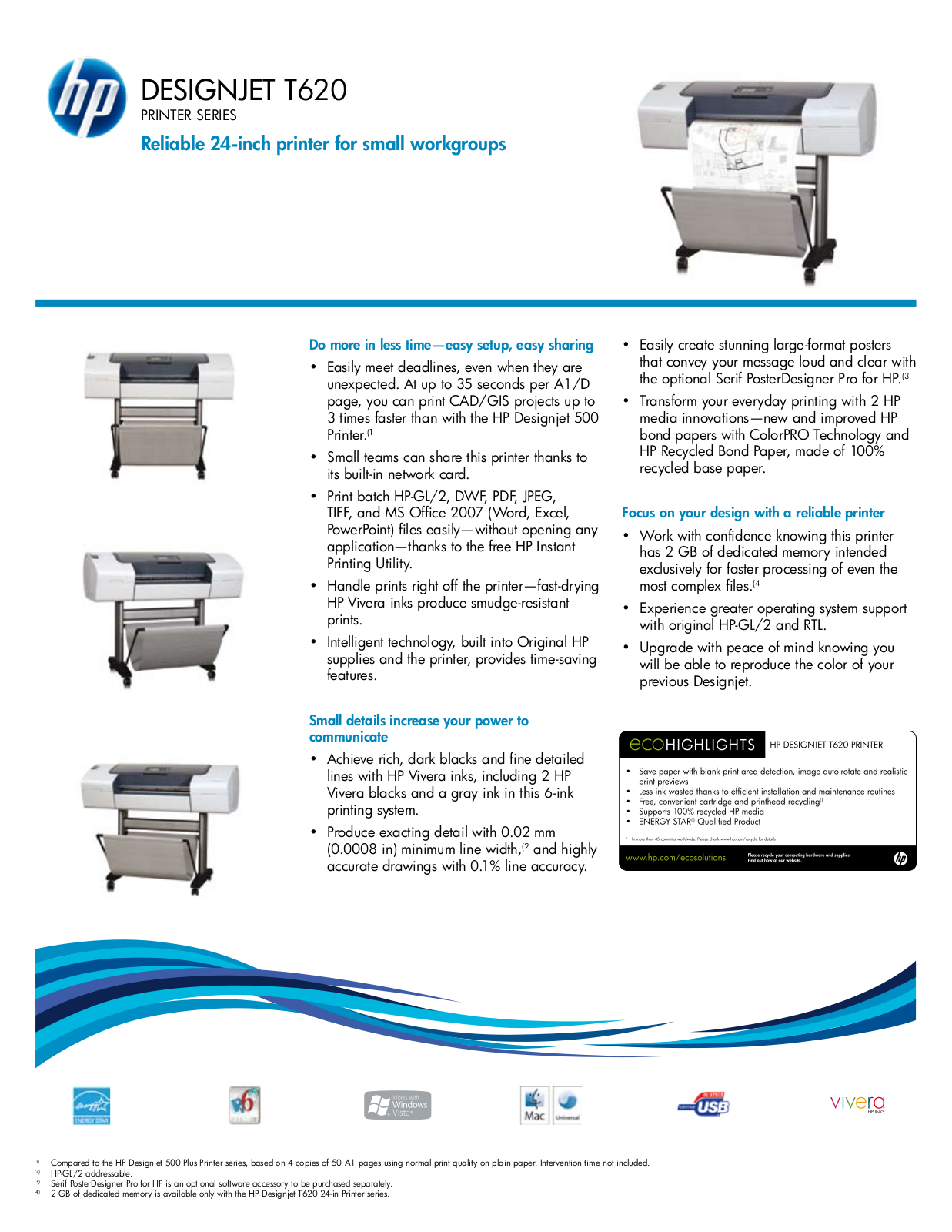 HP t620 Datasheet