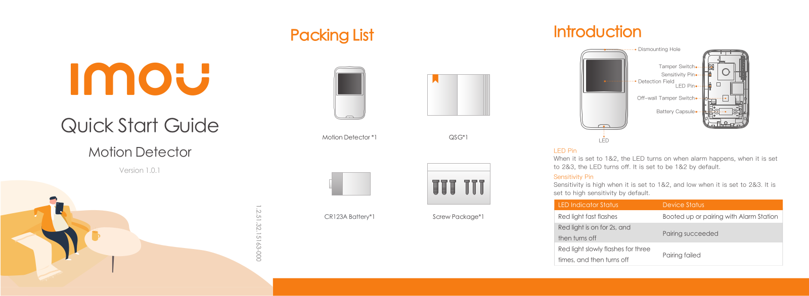 IMOU Motion Detector User guide