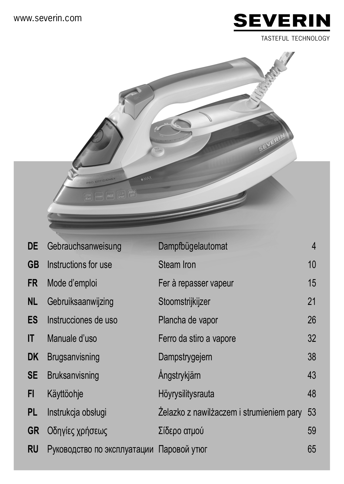 Severin BA 3222 User Manual