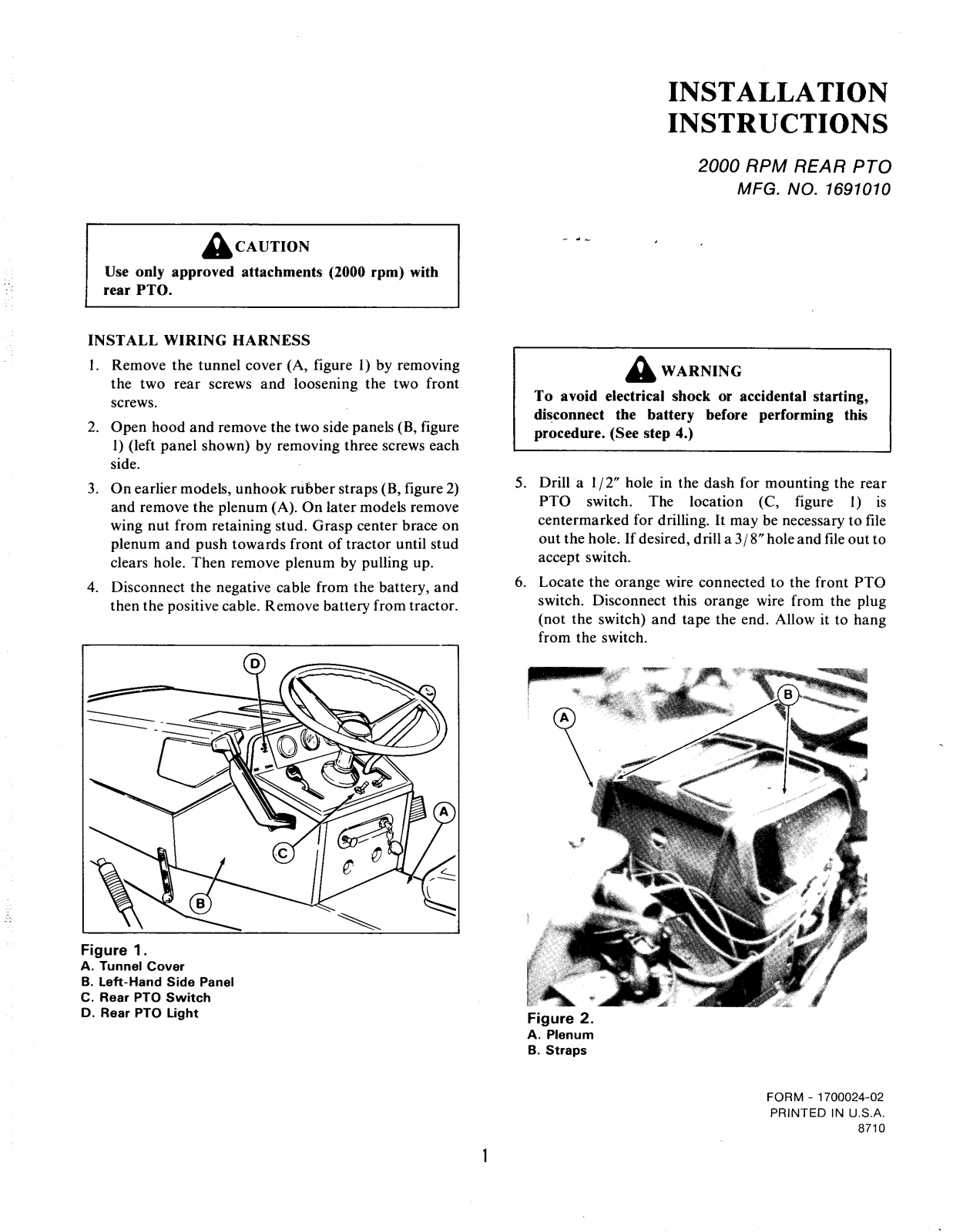 Snapper 1691010 User Manual