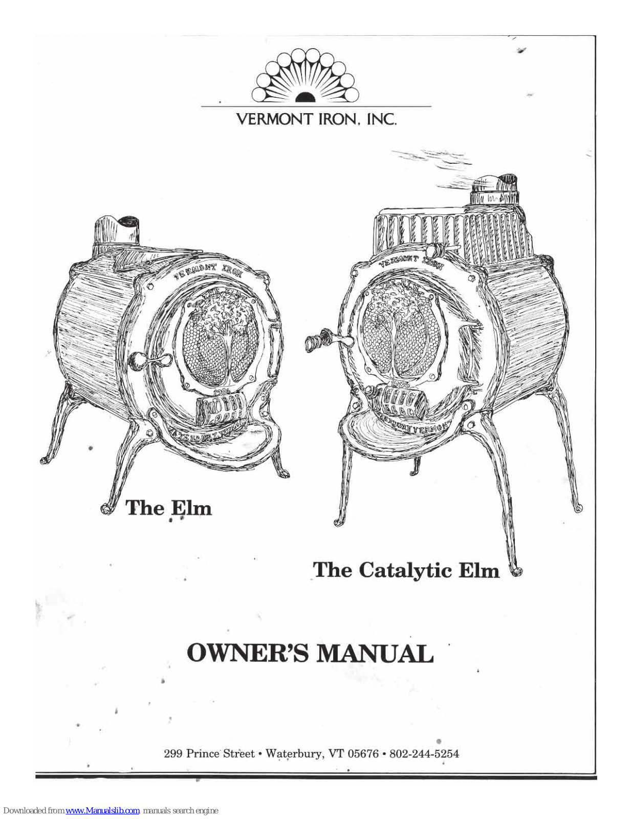 Vermont Iron The Elm, The Catalytic Elm Owner's Manual