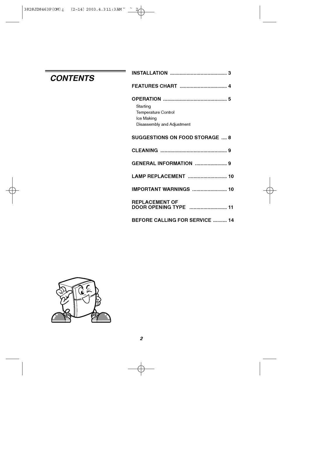 LG LRTX18311WW User Manual