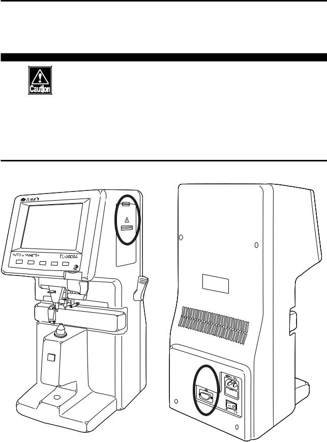 Tomey TL-3000A User manual