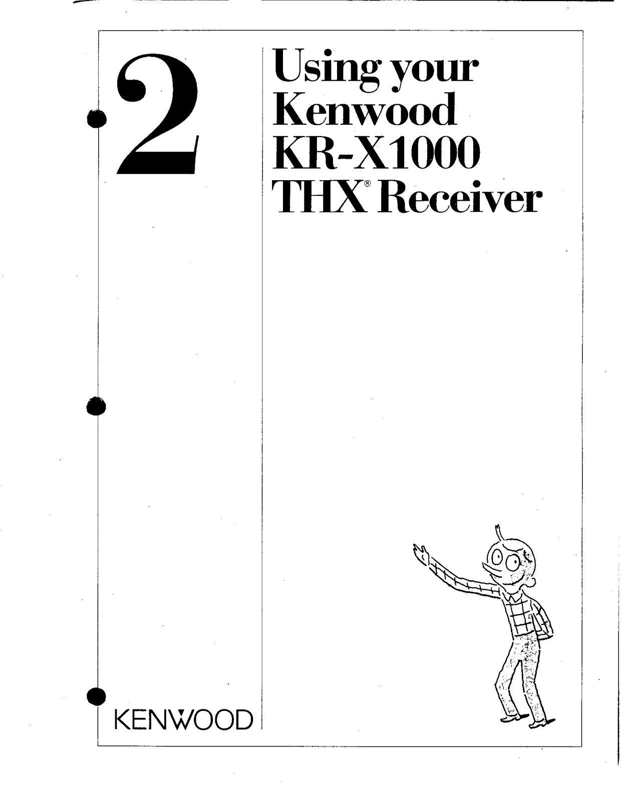 Kenwood KR-X1000 Owner's Manual