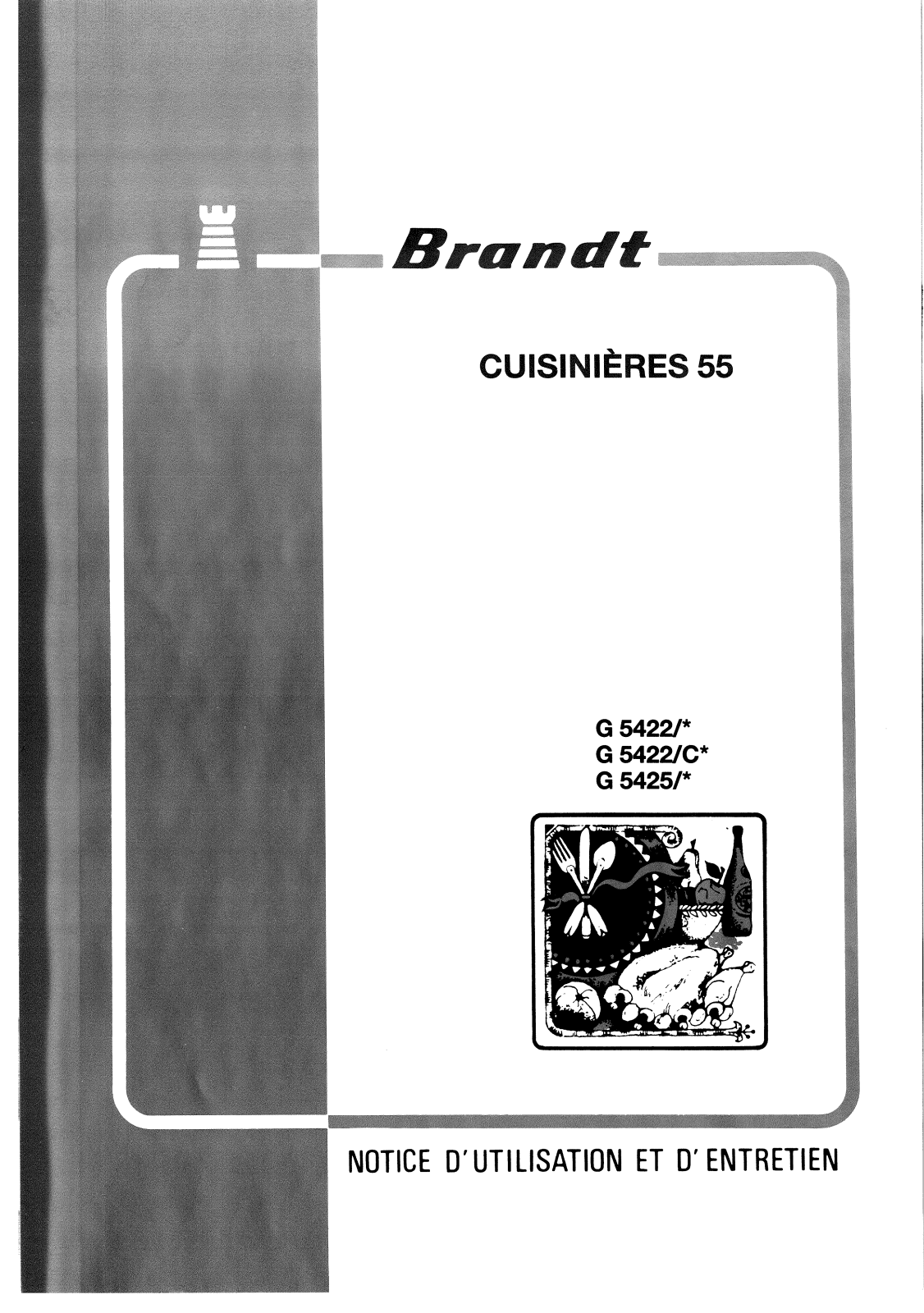 BRANDT G5422, G5425 User Manual