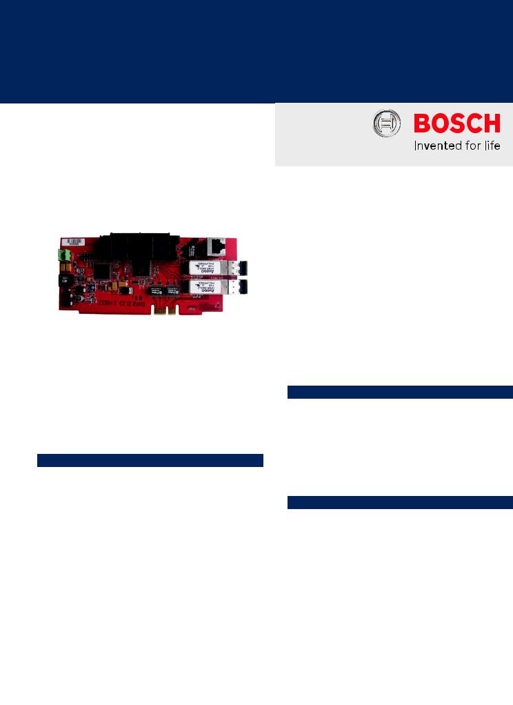 Bosch FPE-1000-NF Specsheet
