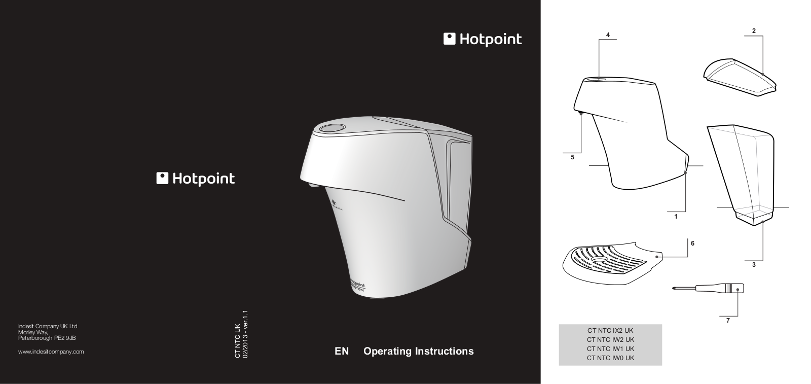 Hotpoint CT NTC UK Instruction booklet