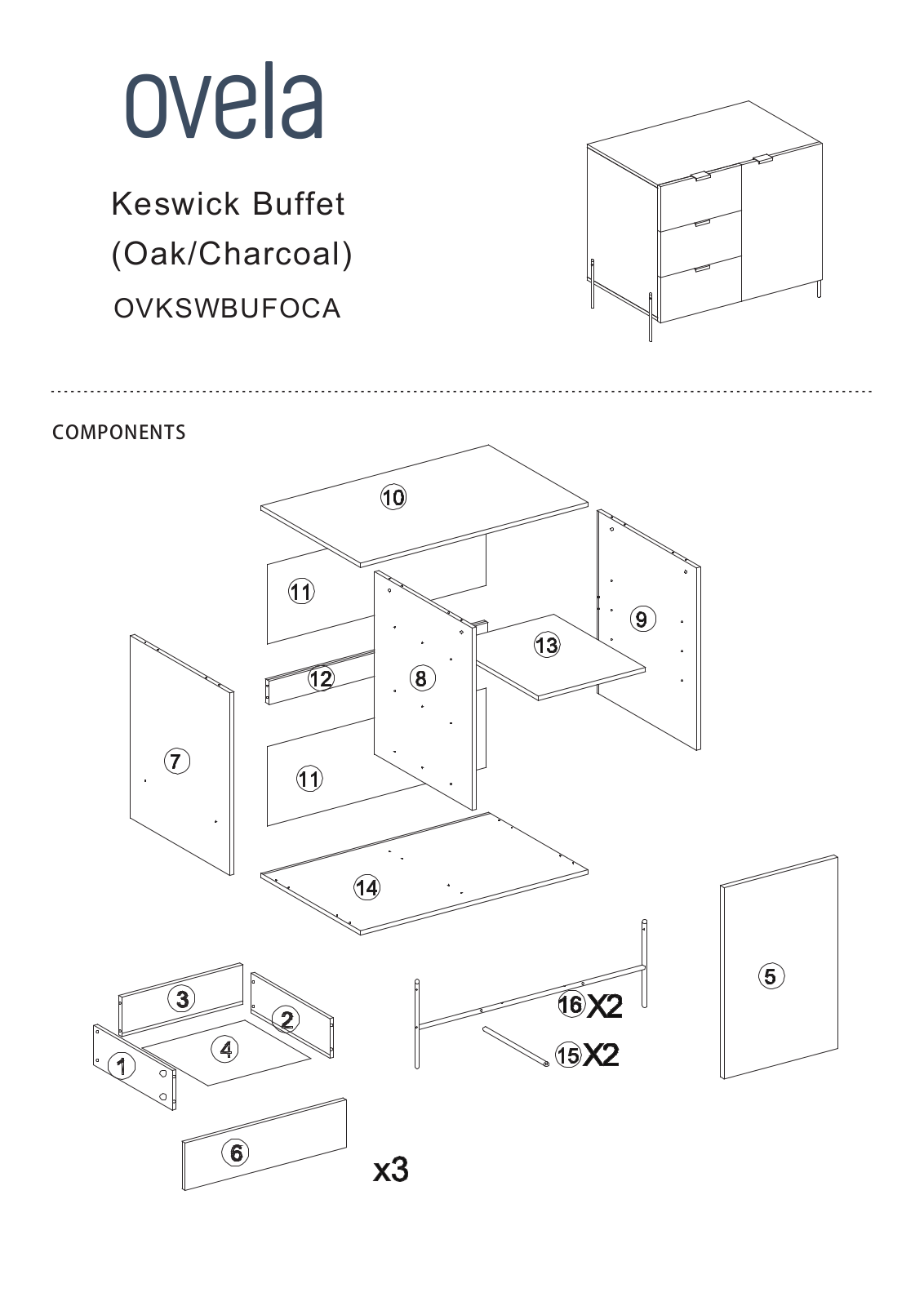Ovela OVKSWBUFOCA User guide - ManualMachine.com