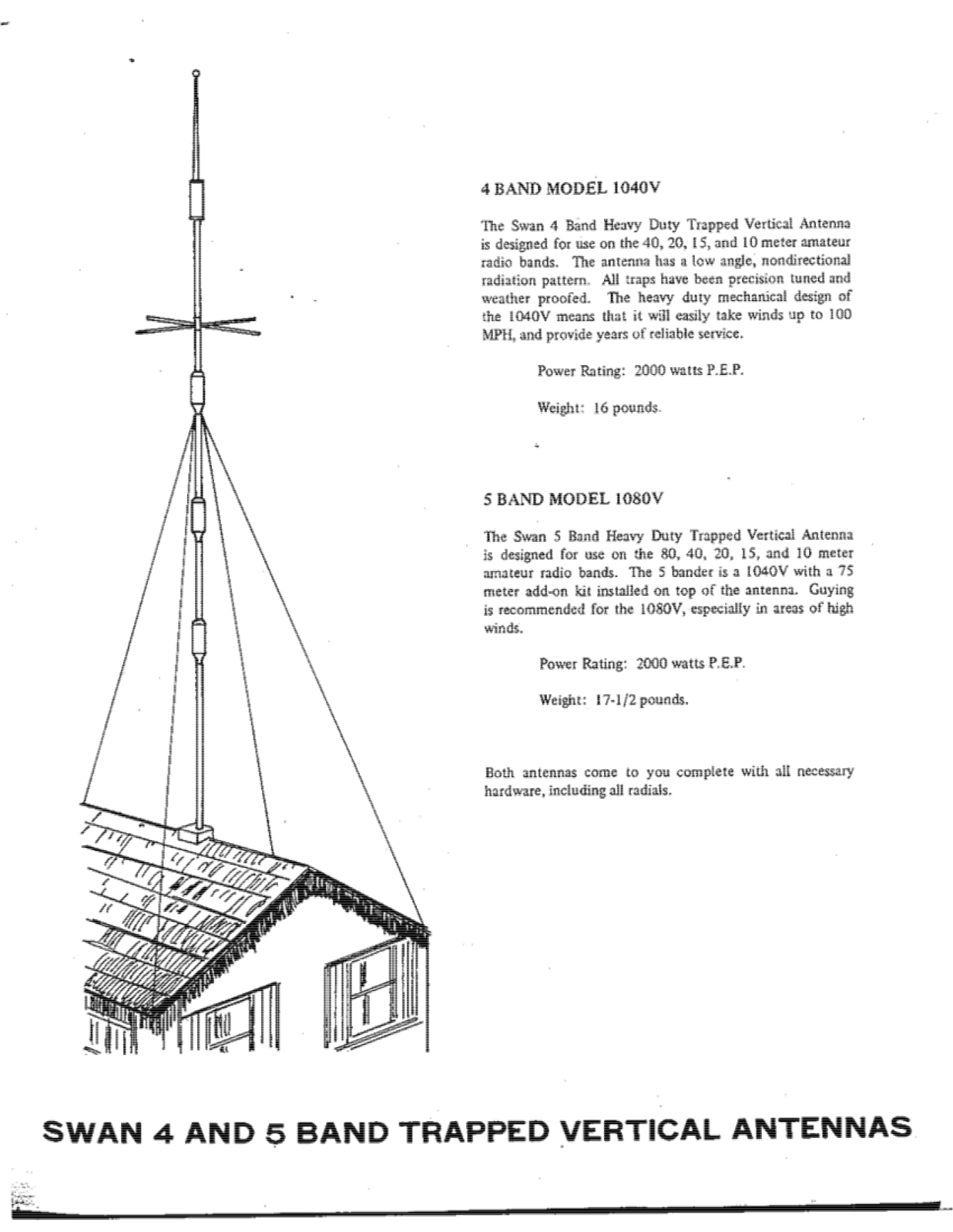 Swan 600 accessories  (PAGE 5)