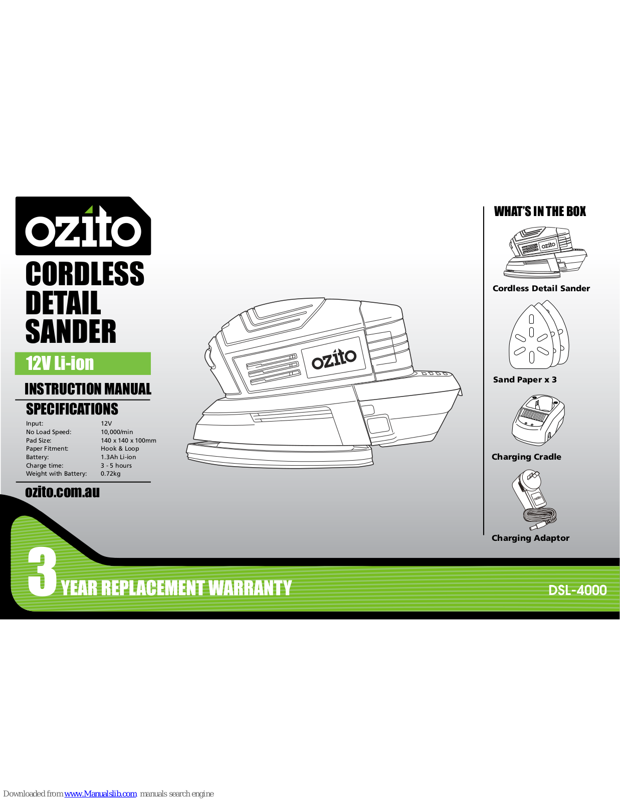 Ozito DSL-4000 Instruction Manual