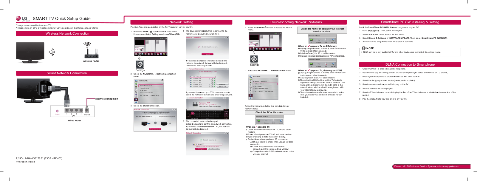 LG 60PH6710 Quick Setup Guide