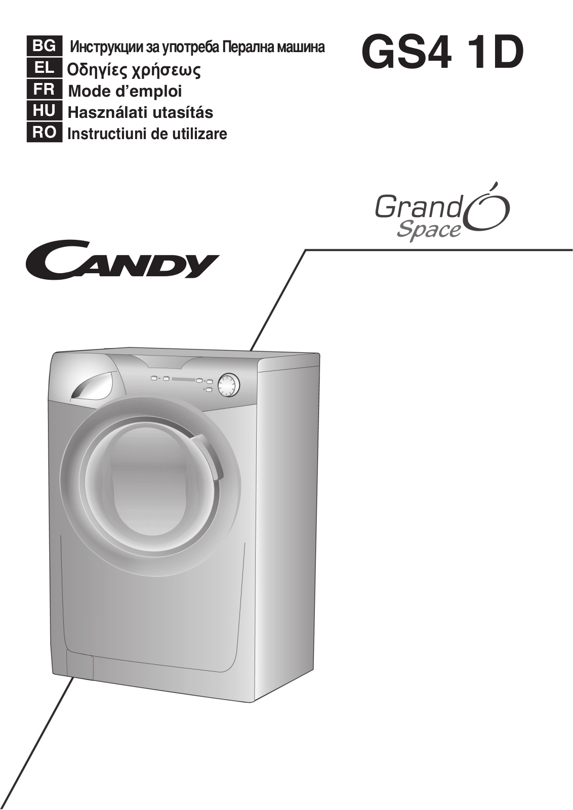 Candy GS4 1071D3 User Manual