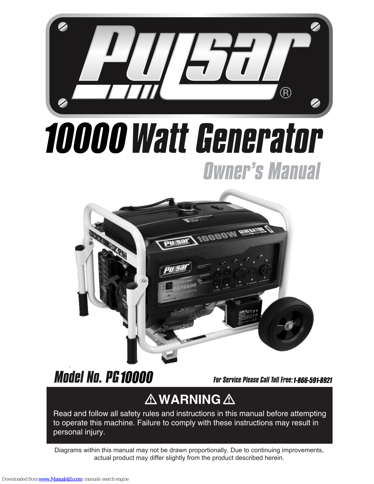 Pulsar PG10000 Owner's Manual