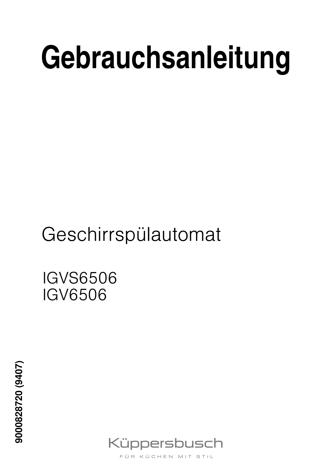 Küppersbusch IGV 6506.3 User Manual