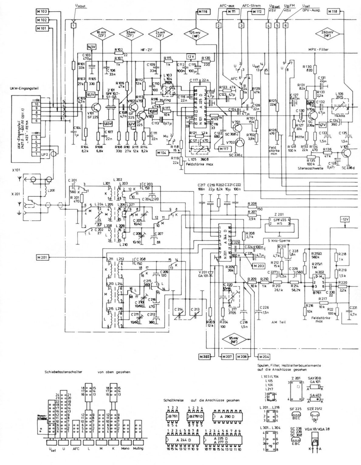 Telefunken HMKT-100 Schematic