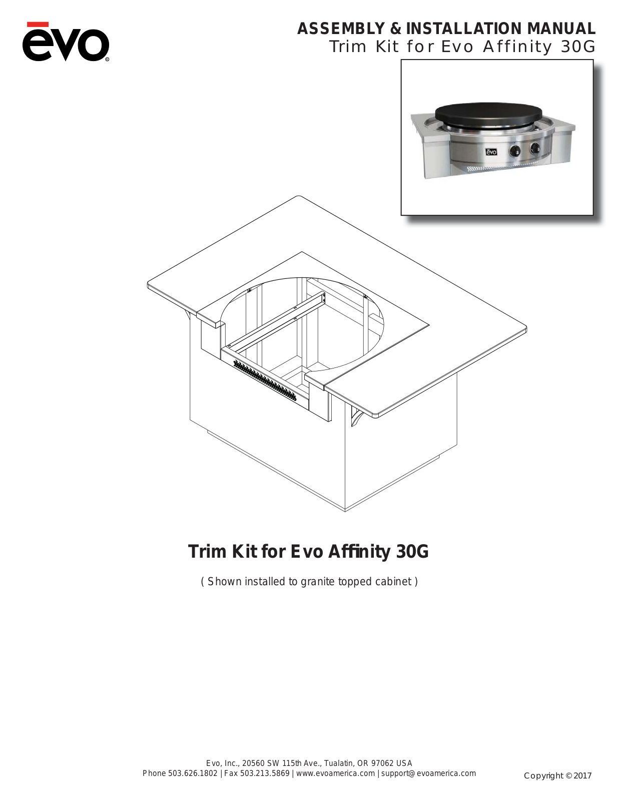 Evo 110123ATK Installation Manual