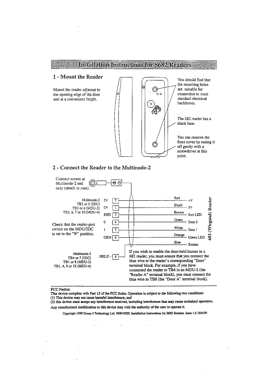 G4S Technology S682 User Manual