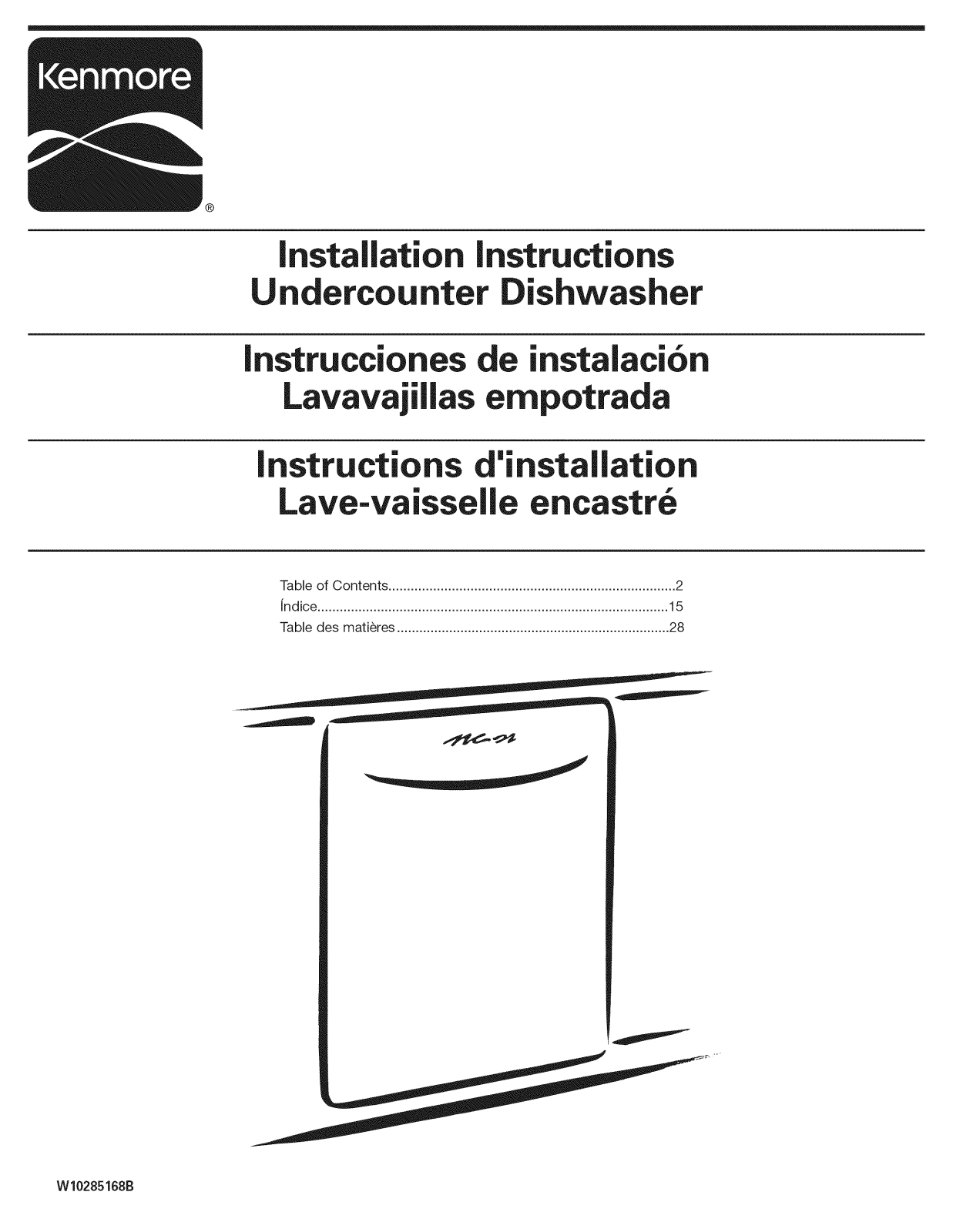 Kenmore 66514214K901, 66514219K900, 66514219K901, 66514213K901, 66514212K900 Installation Guide - ManualMachine.com