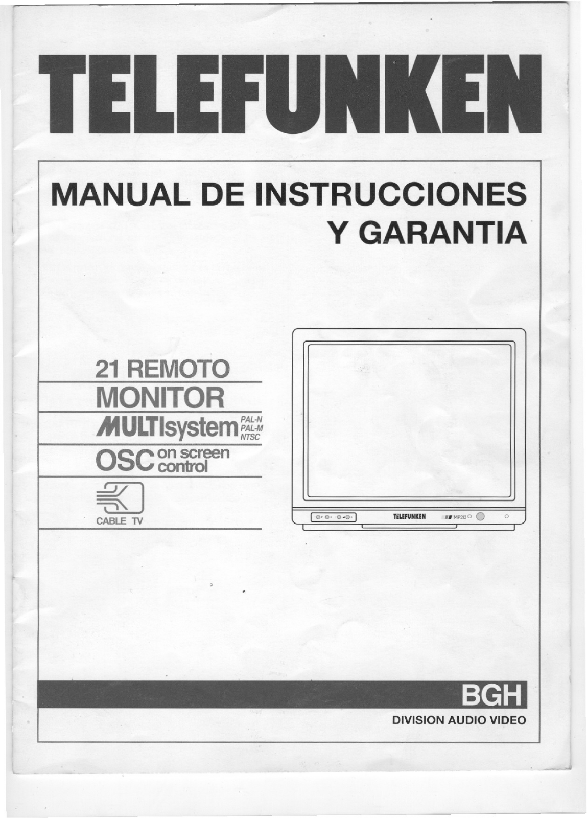 TELEFUNKEN IKC20001 Diagram