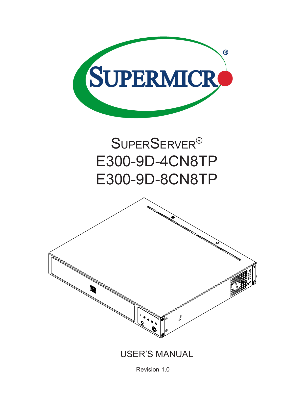 Supermicro SuperServer E300-9D-4CN8TP operation manual