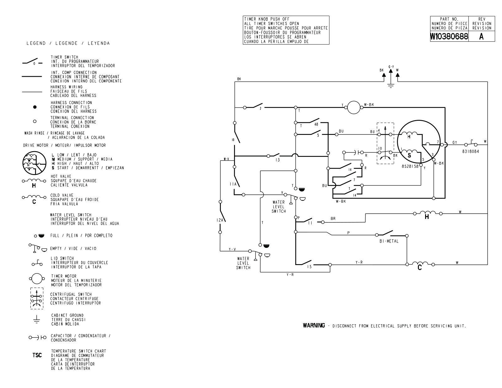 Inglis IV4500X0 Parts Diagram