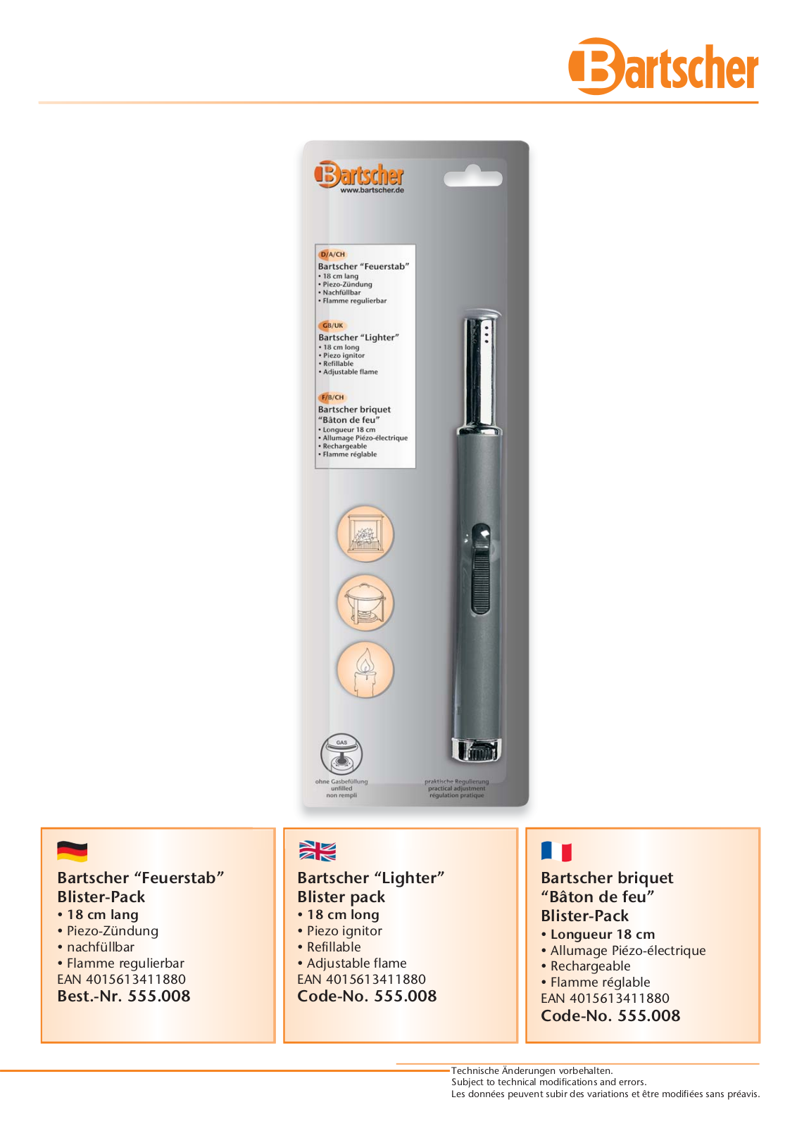 Bartscher 555008 BROCHURE