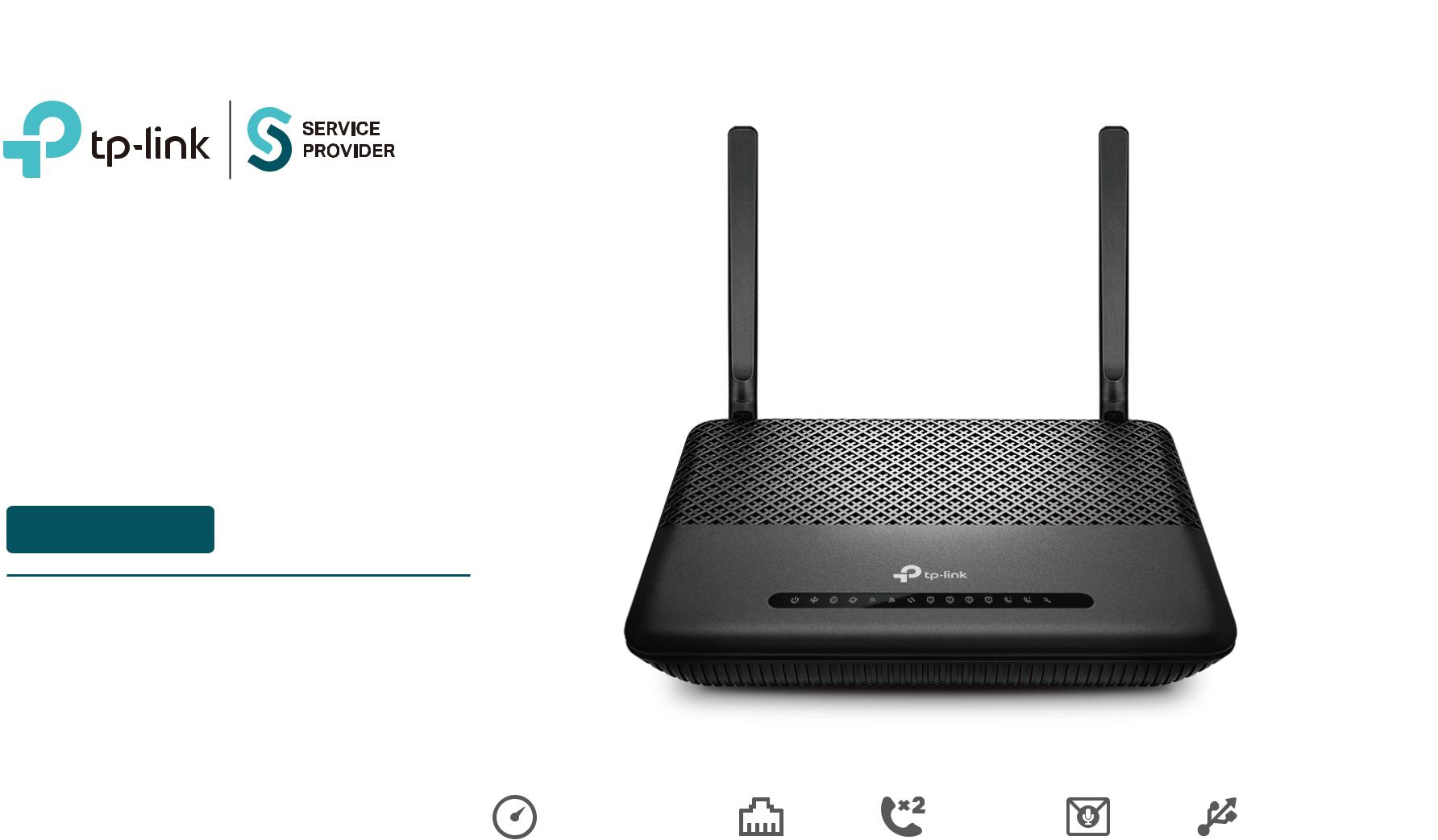 TP-Link Archer XR500v Datasheet