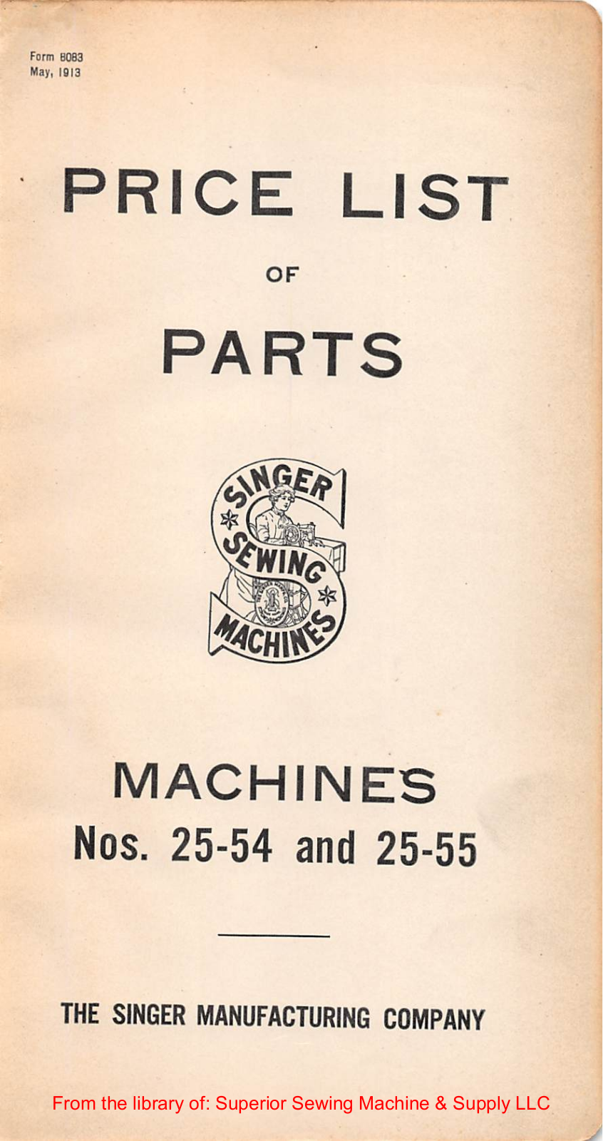 Singer 25-54, 25-55 User Manual - ManualMachine.com