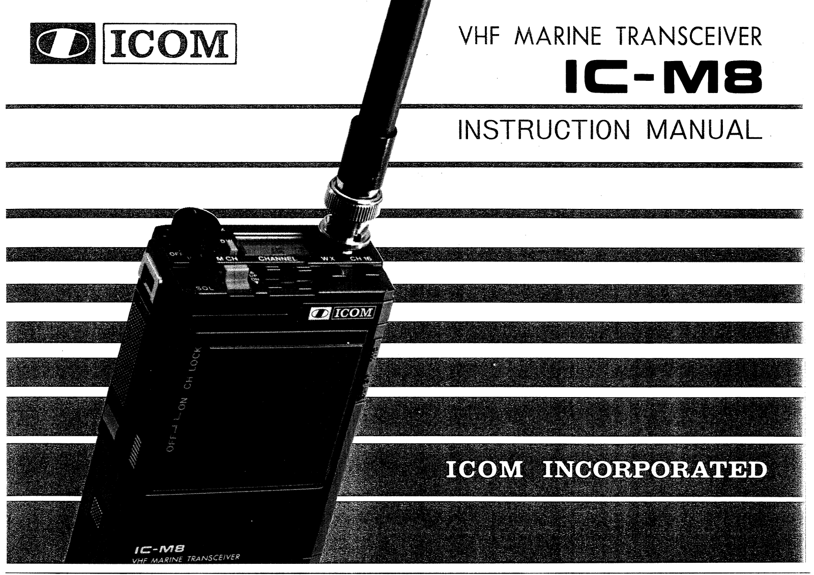 Icom IC-M8 User Manual