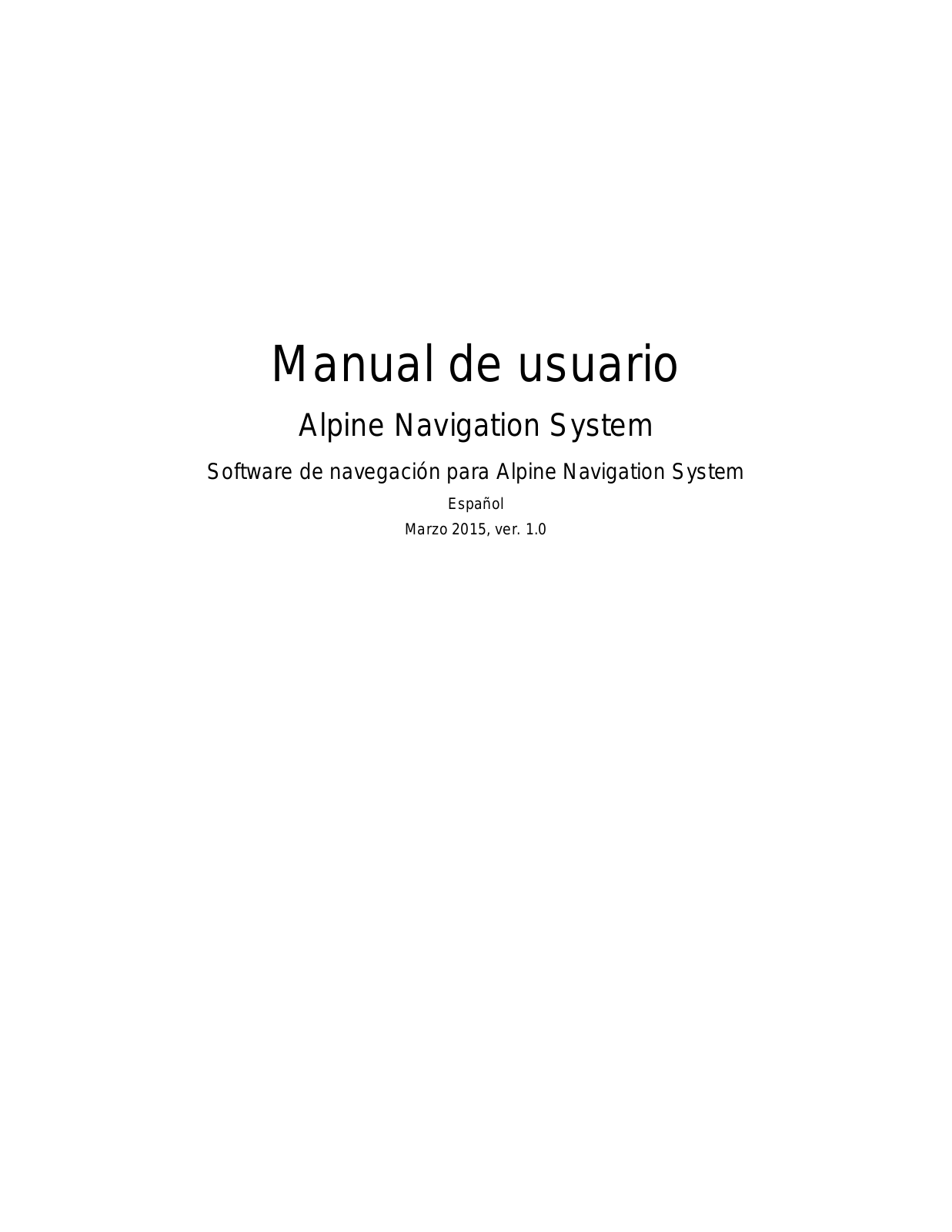 Alpine Electronics INE-W977HD User Manual